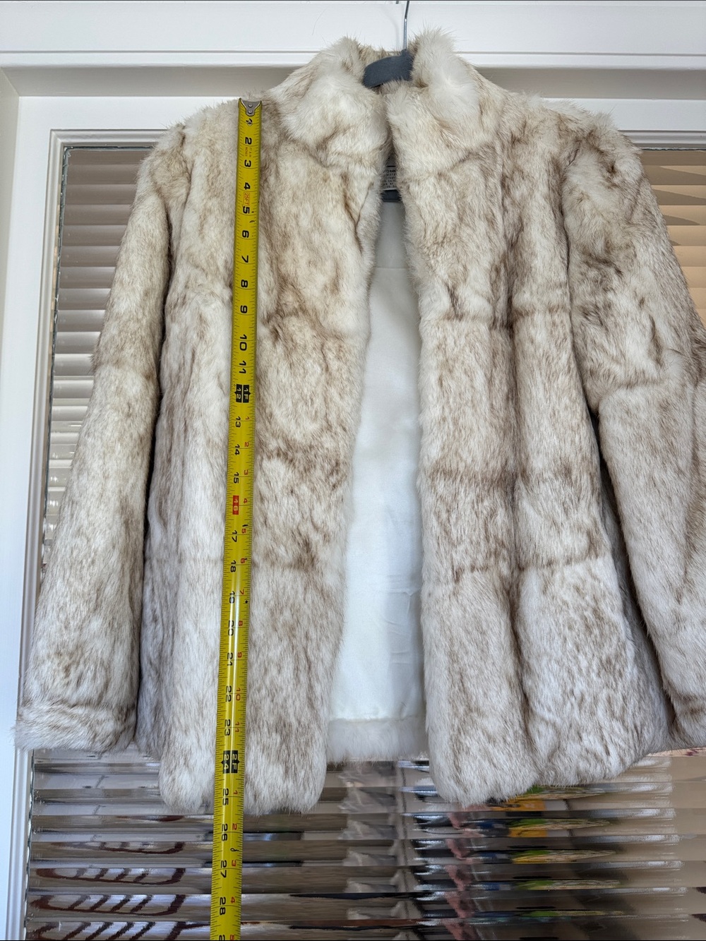 Dyed Rabbit fur jacket - Picture 4 of 5